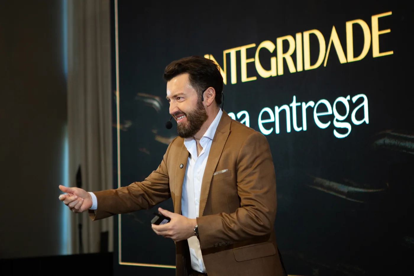 Eduardo Arruda falando sobre integridade na entrega