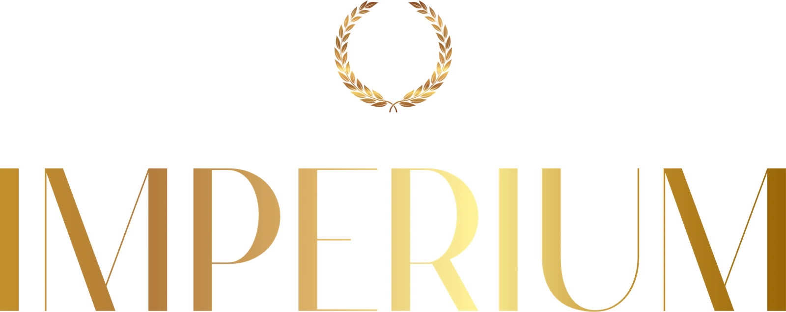 Logo Imperium com coroa de louros