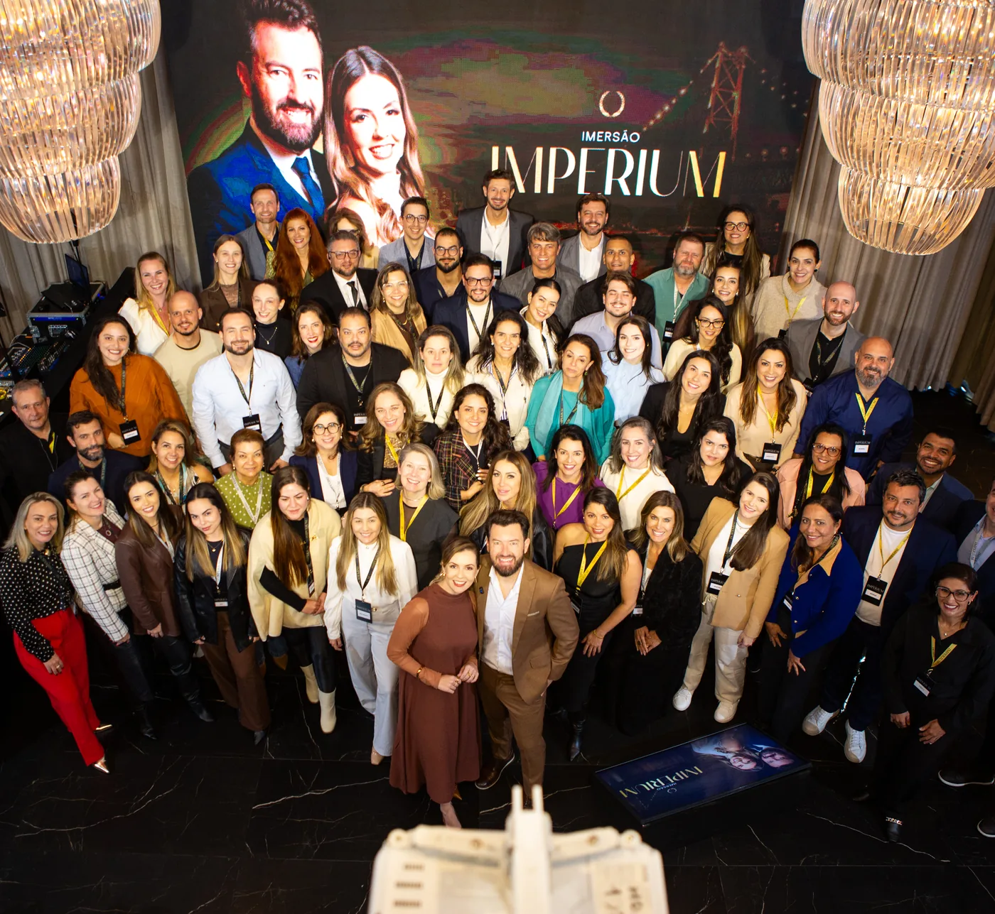 Turma da Imersão Imperium 2026 reunida no salão