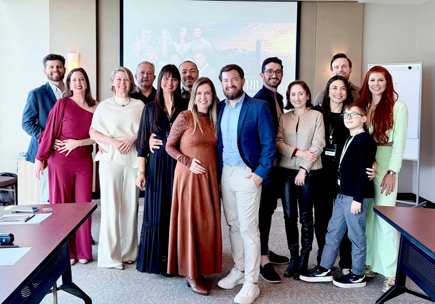 Turma do Mastermind Imperium reunida em Santiago, no Chile