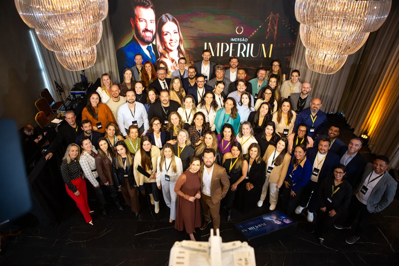 Turma da Imersão Imperium 2026 reunida no salão
